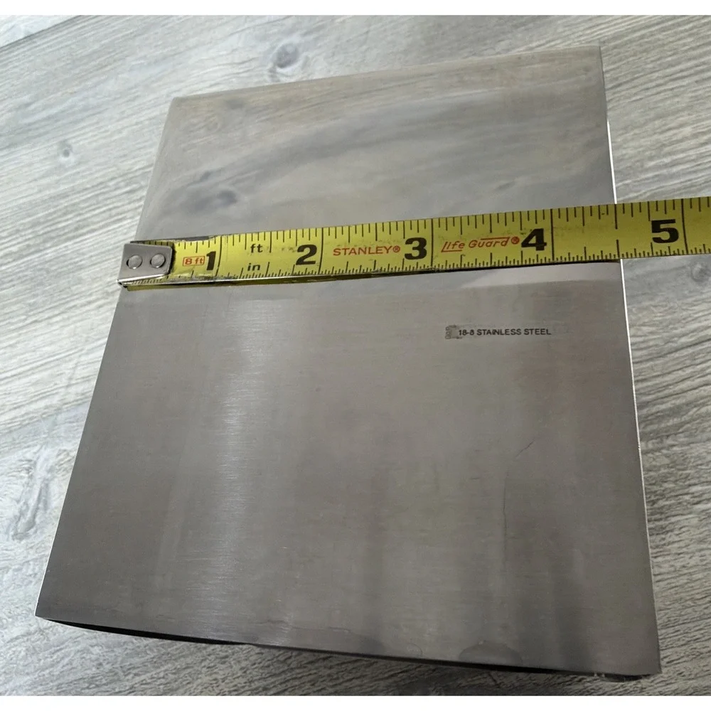 Bed Bath Beyond Stainless Steel Tissue Box Cover Vanity Holder Galaxy Boutique
